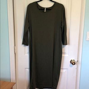 Olive Green Layering Dress